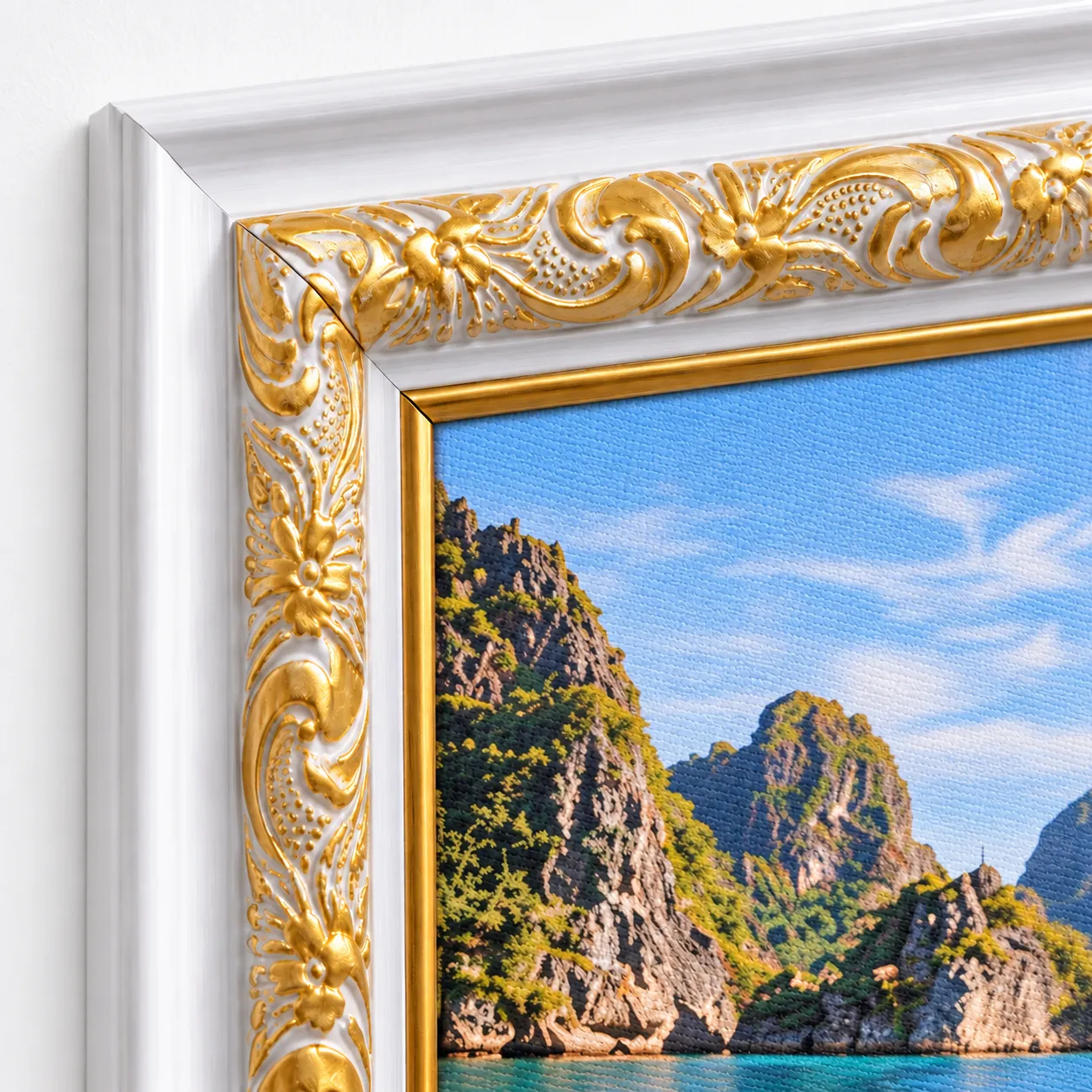 Cetak Kanvas Frame Ornamen 3 cm