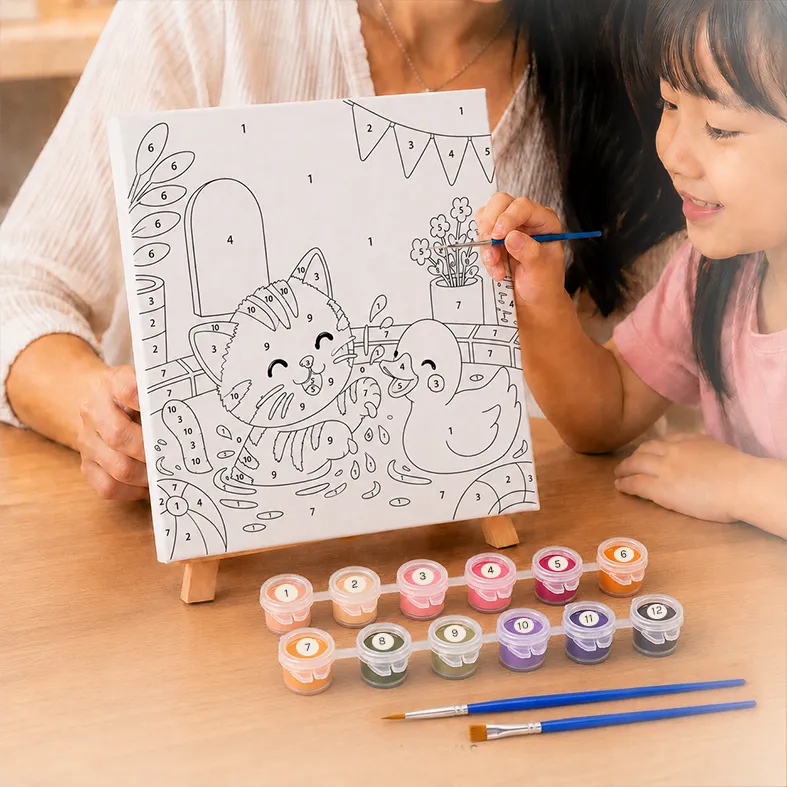 Melukis Paint by Number Seri Pastel Bloom