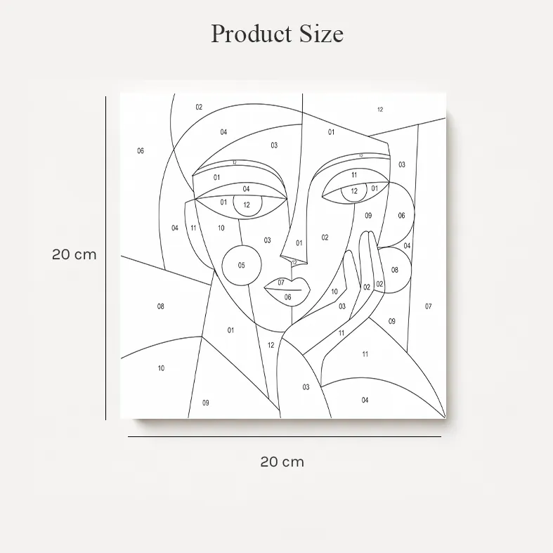 Size Kanvas Paint by Number Seri Dusty Vintage
