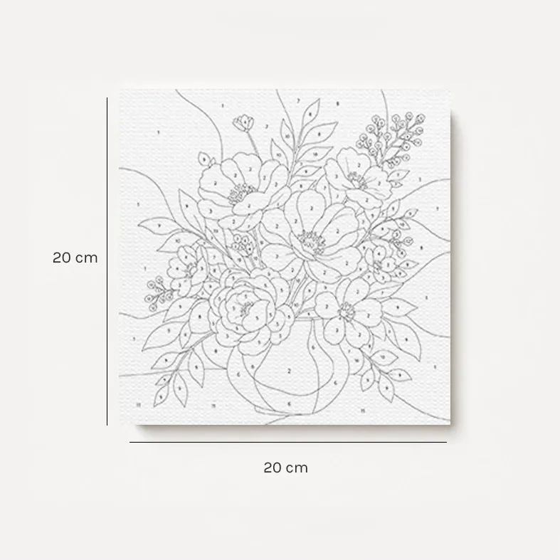 Size Kanvas Paint by Number Seri Earth Neutral