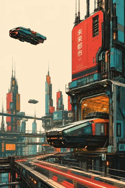 Neo-Tokyo Skyscape