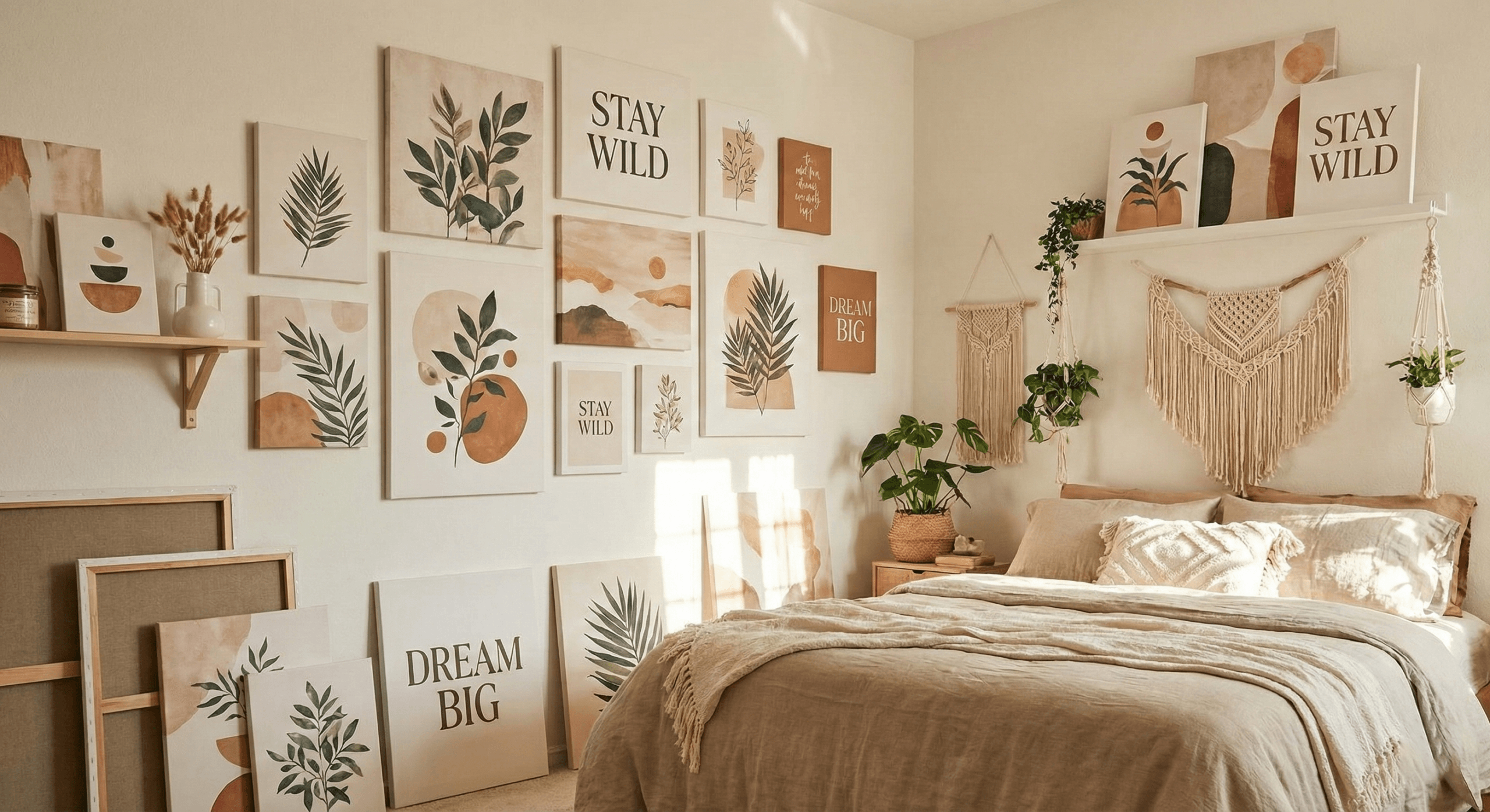 Inspirasi Cetak Kanvas untuk Dekorasi Kamar Aesthetic foto utama