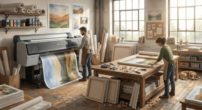 Perbedaan Matte dan Glossy pada Canvas Print foto utama