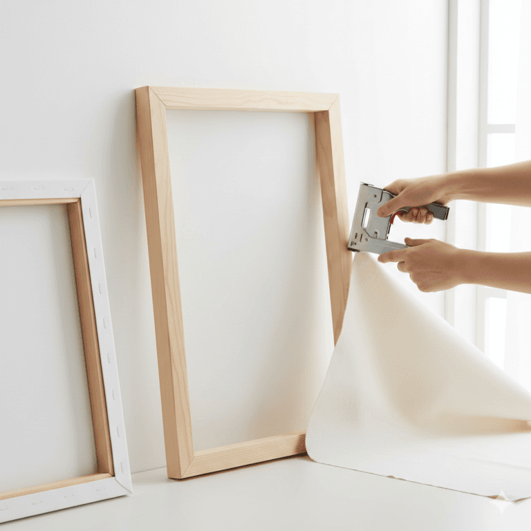 bingkai kanvas DIY seniman