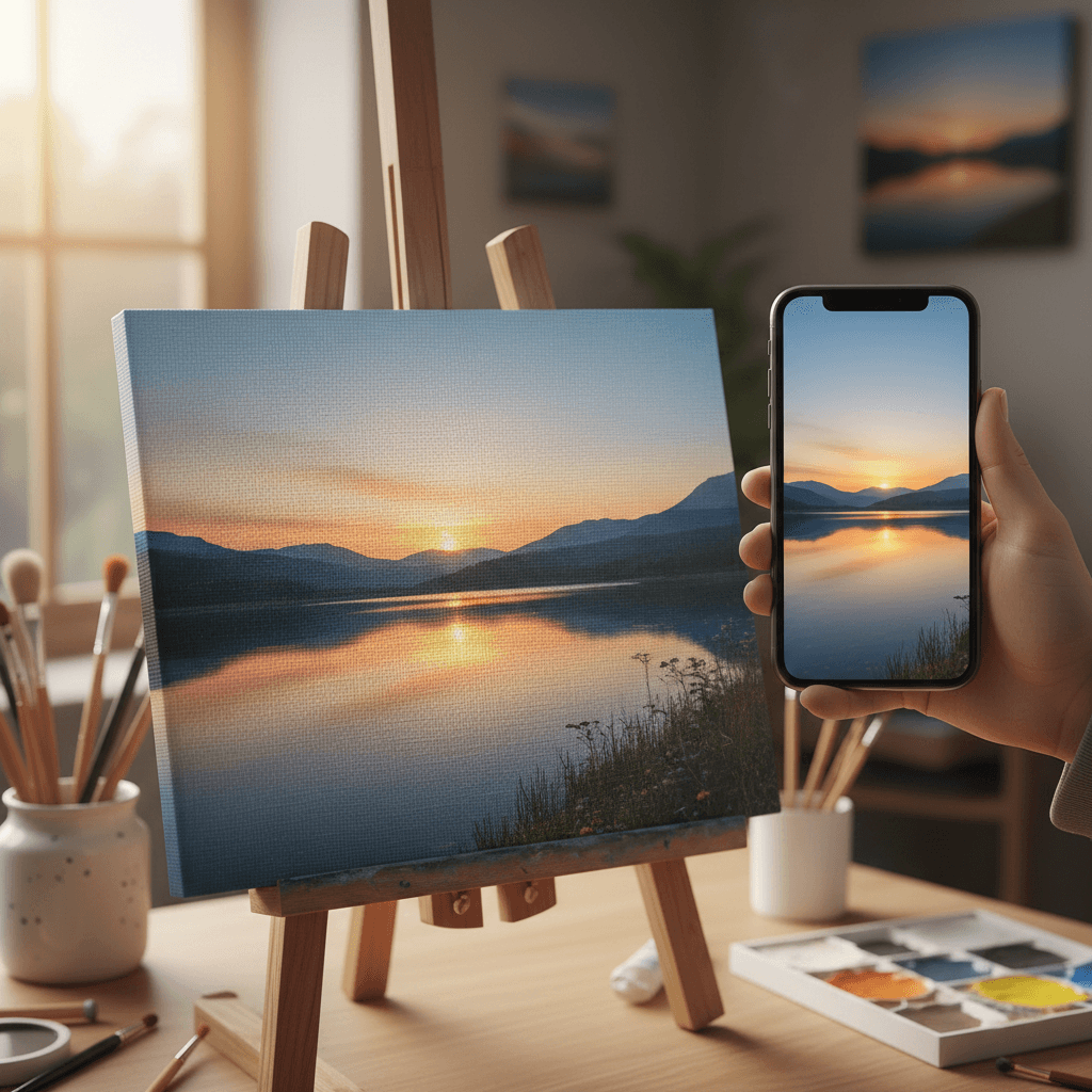 Kenapa Warna Foto di HP dan Kanvas Bisa Berbeda? gemini generated image tw3tq1tw3tq1tw3t