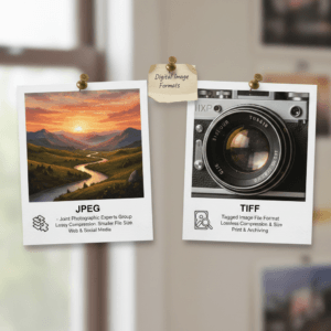 Format gambar JPEG dan TIFF