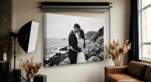 konsep hitam putih (black & white) yang klasik