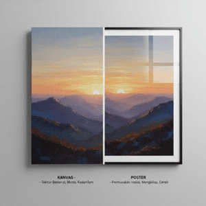 konsep tampilan visual dan tekstur