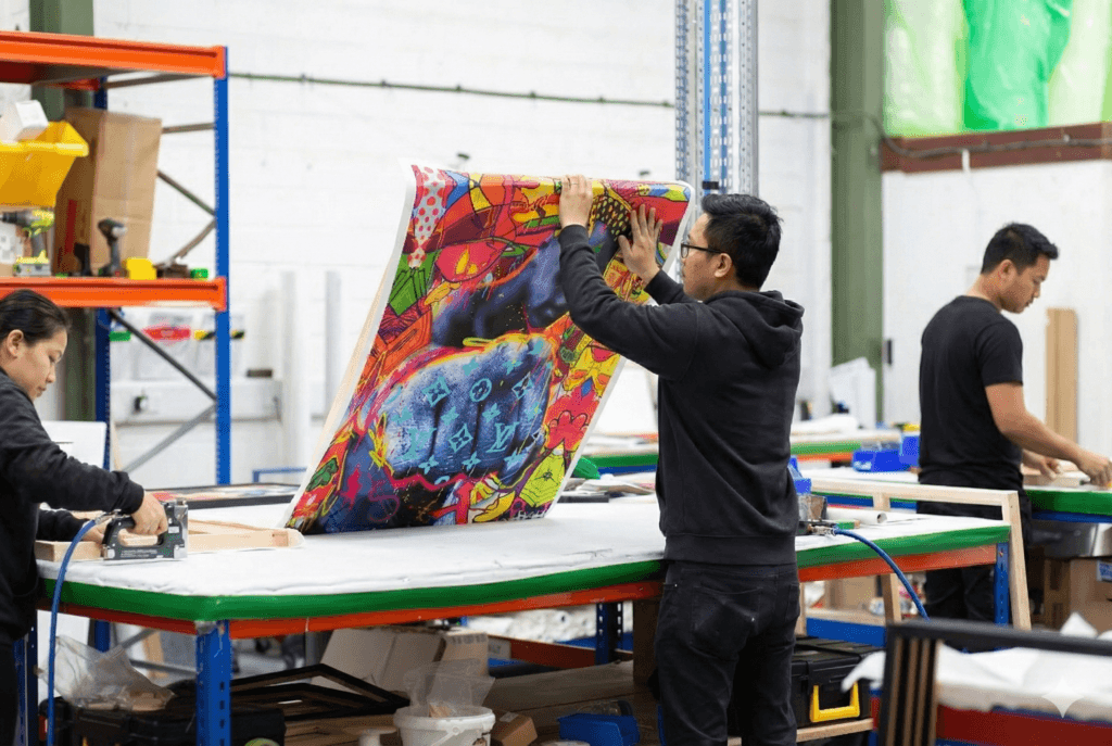 Cetak Foto Kanvas Premium bingkaicanvas workshop