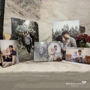 Pasangan romantis di kanvas cetak