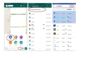 tata cara pengiriman foto di wa dengan format dokumen