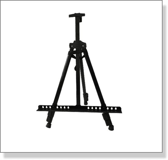Tripod dudukan lukis hitam