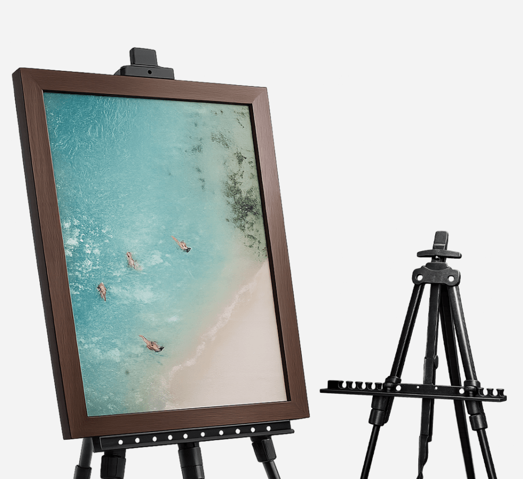 Lukisan pantai tropis indah