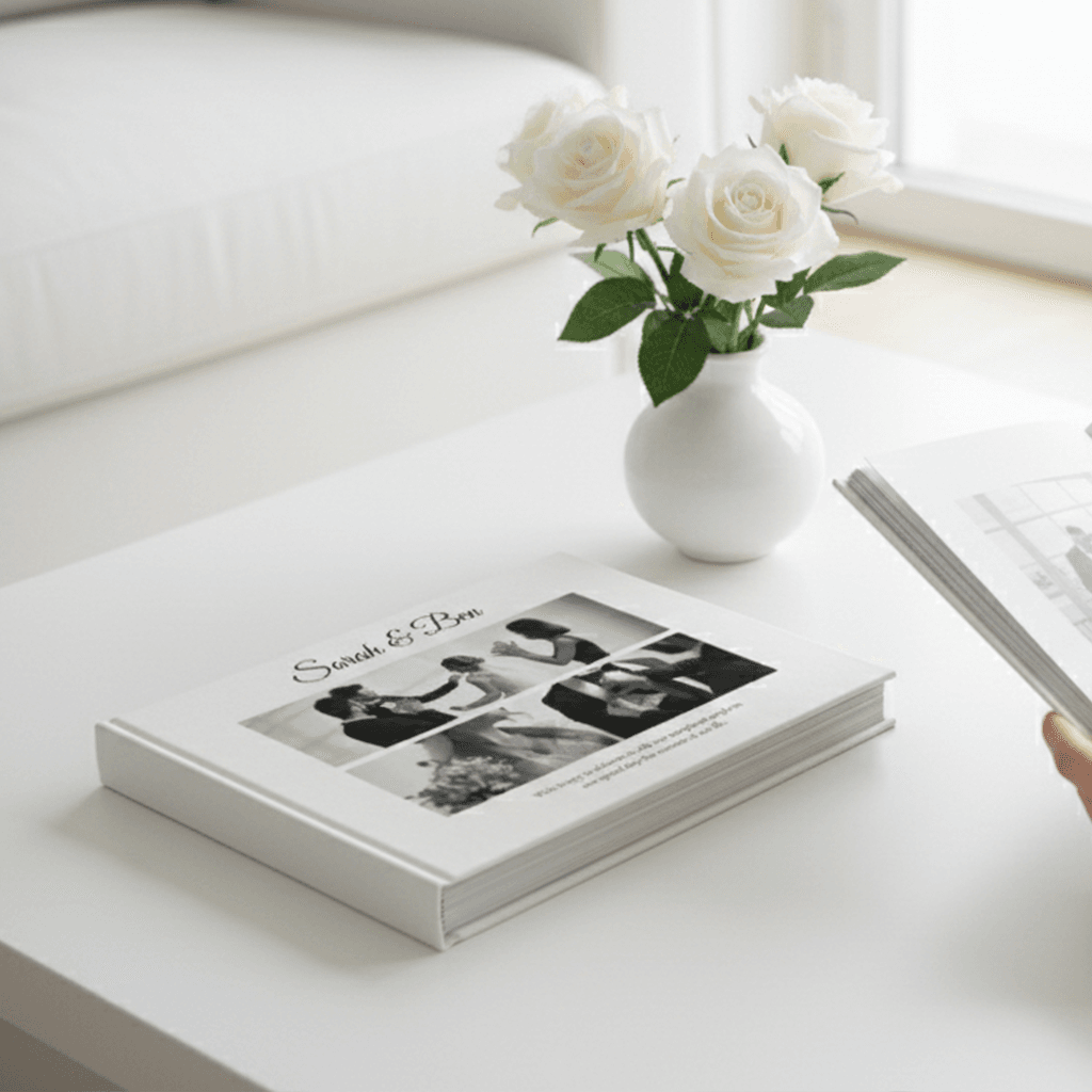 Album foto pernikahan romantis