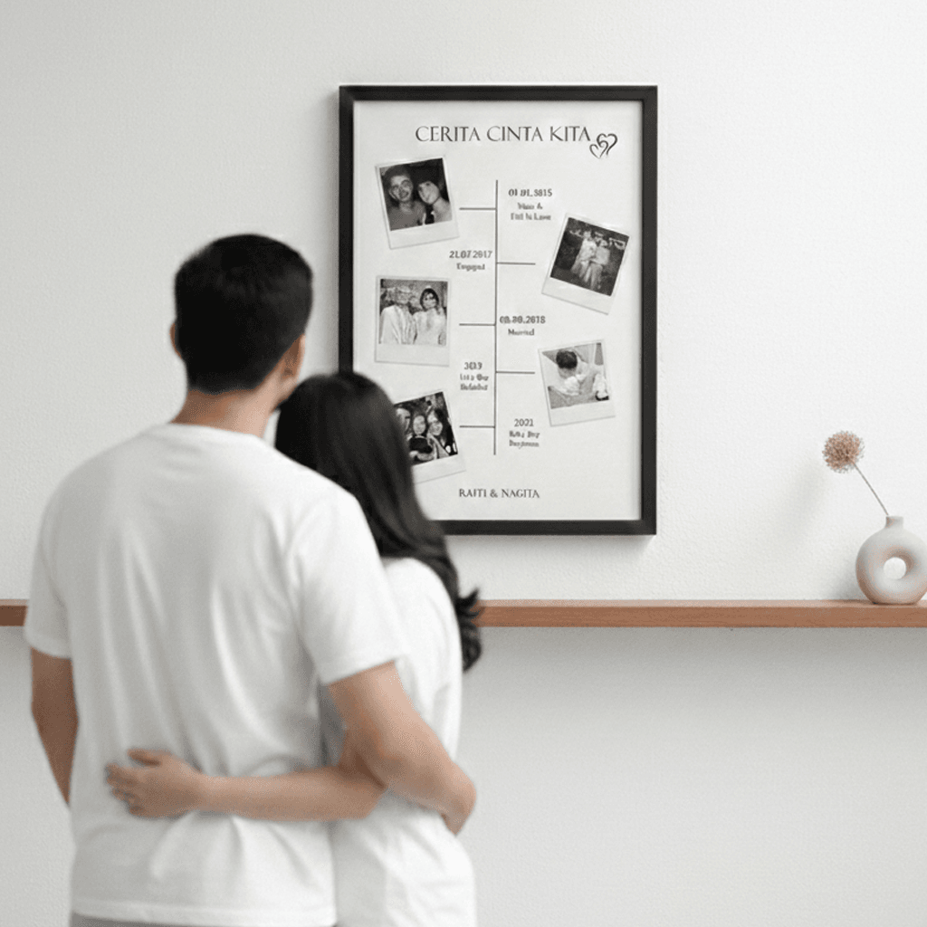 Bingkai foto cerita cinta kita