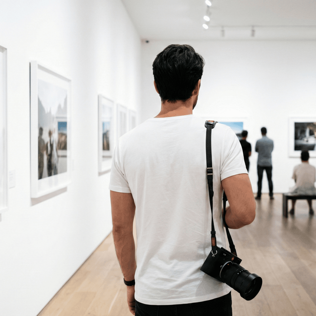 Bingkaicanvas PRO Fotografer di galeri seni