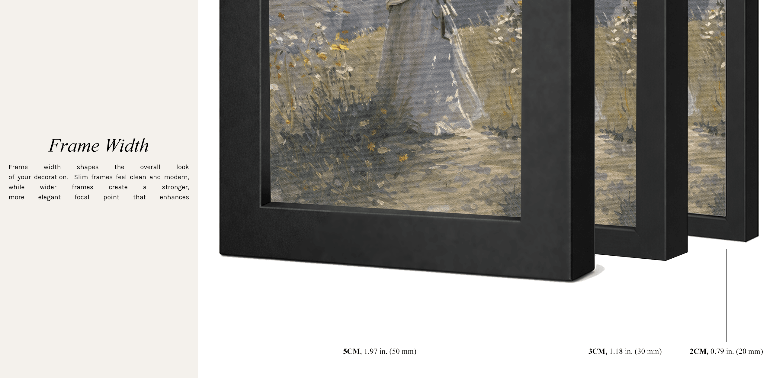 Bingkai foto keluarga emas.