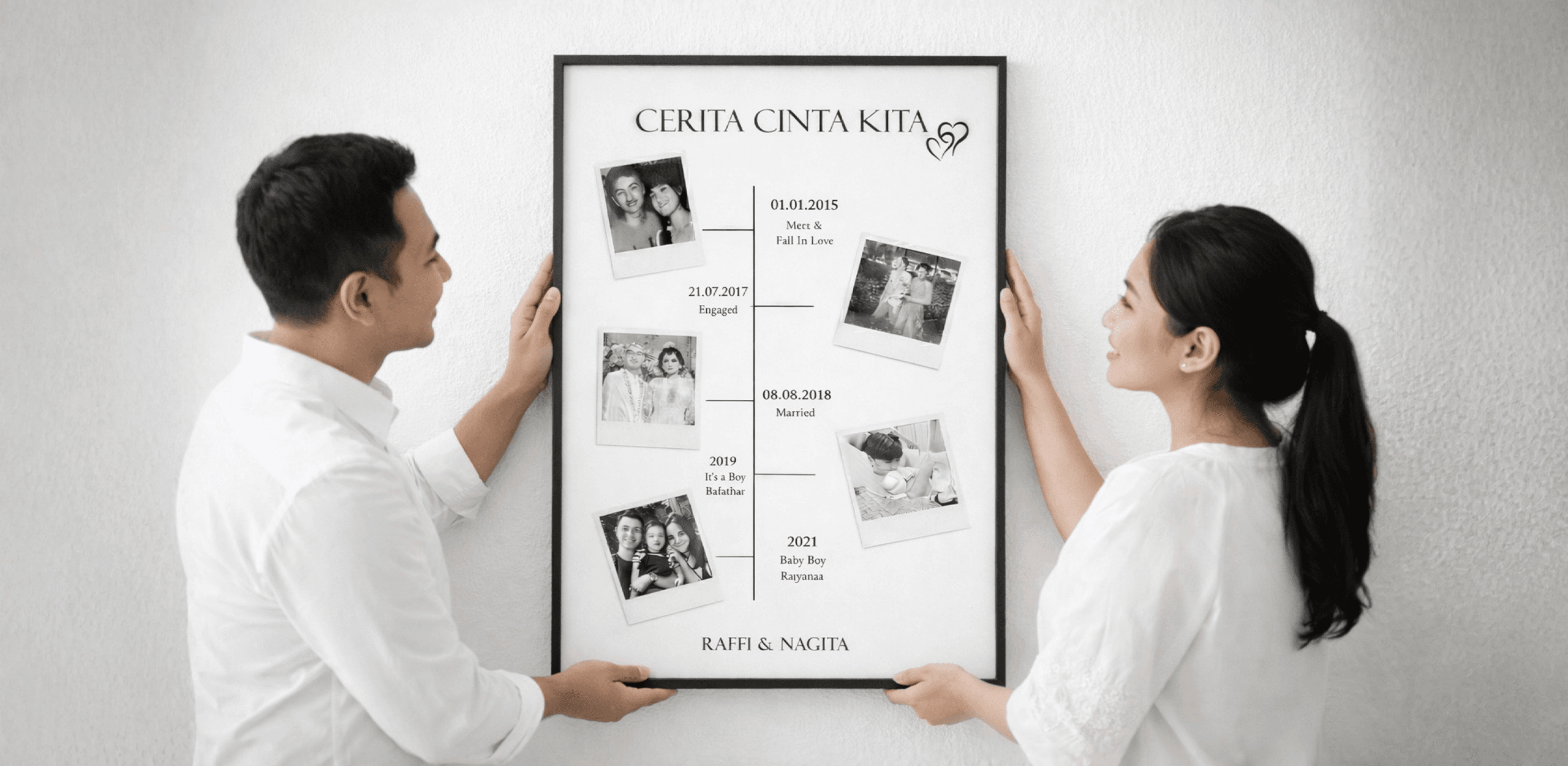 Papan cerita cinta pasangan
