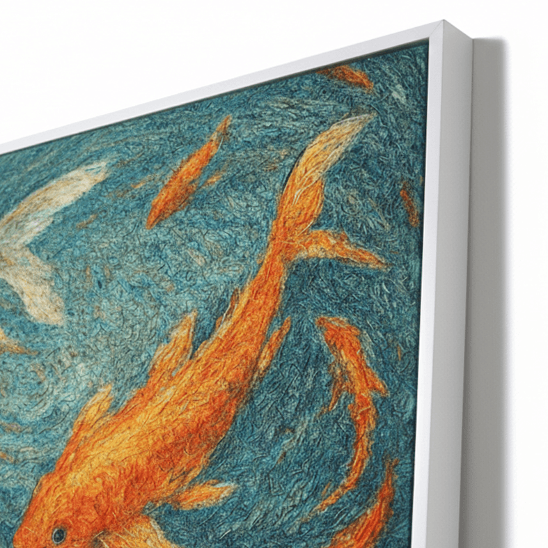 Ikan koi dalam seni tekstil